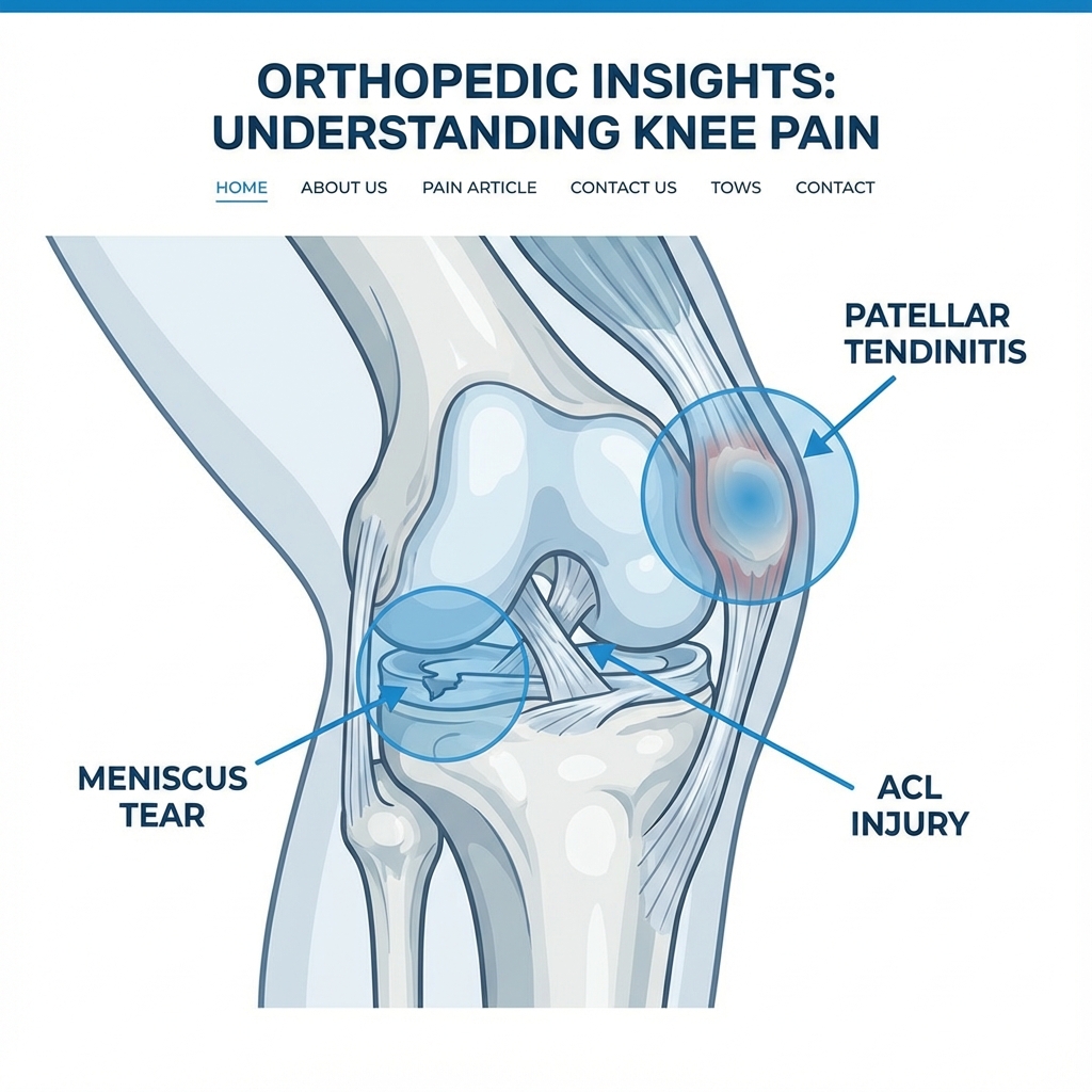 Three Types of Knee Pain: A Guide
