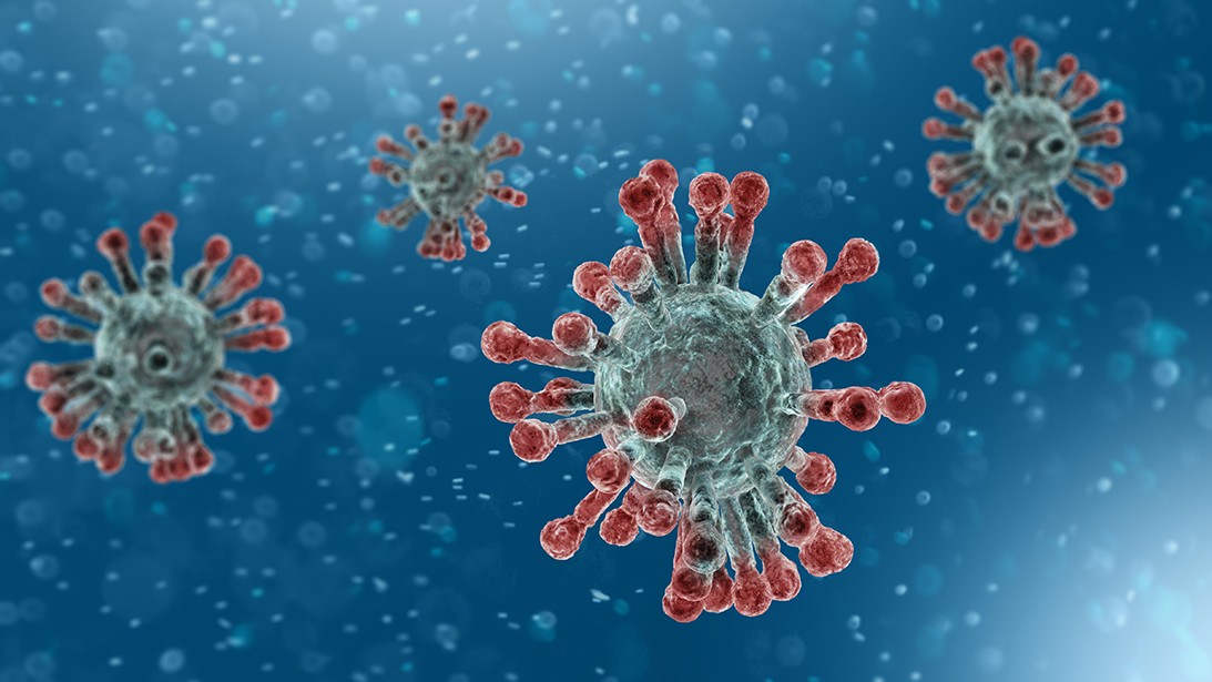 microscopic view of coronavirus, a pathogen that attacks the respiratory tract. analysis and test, experimentation. sars